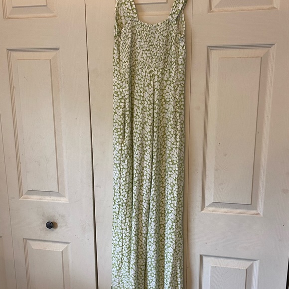 Faithful The Brand Lea  green and white jumpsuit - Picture 9 of 16